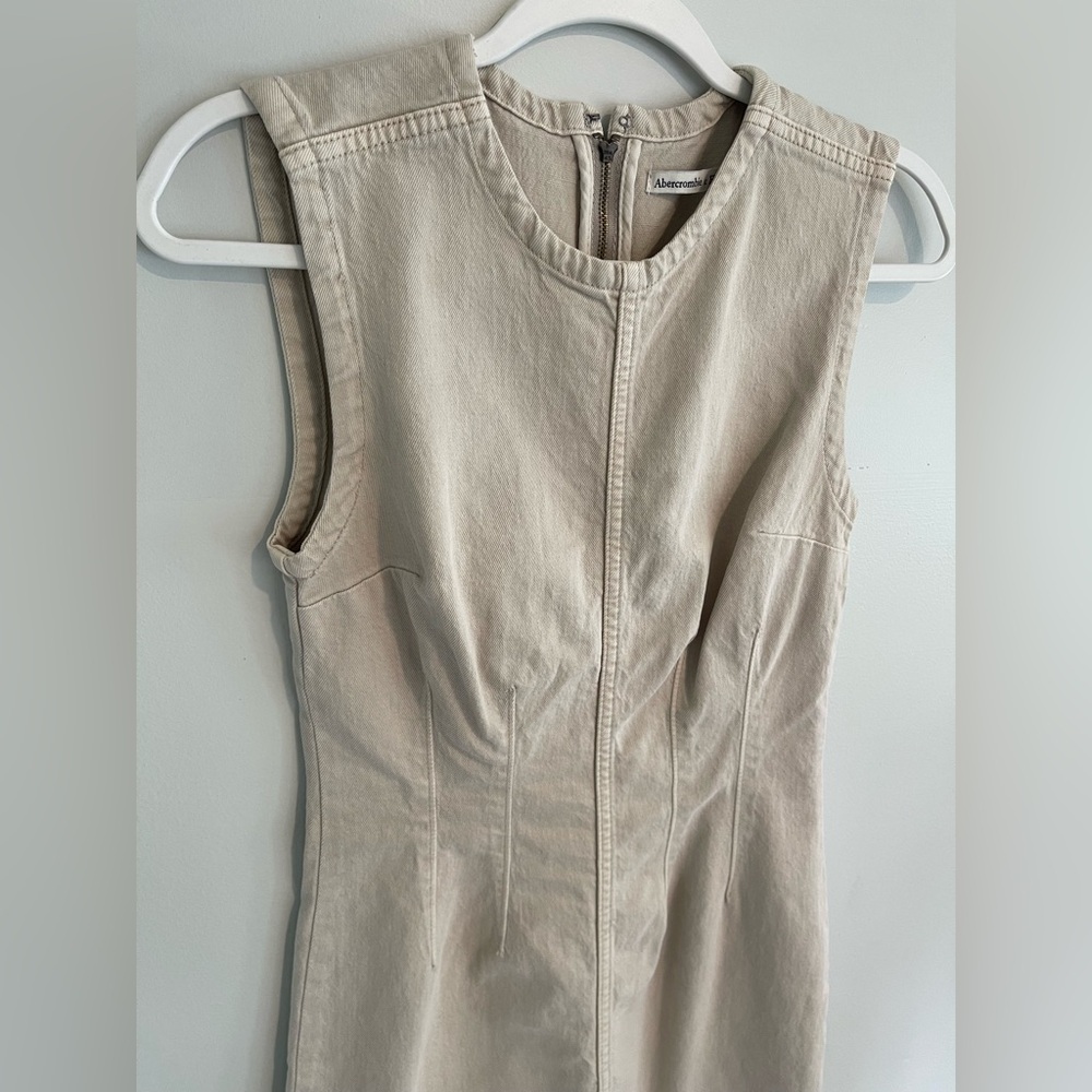 NWT Abercrombie & Fitch Denim Mini Shell Dress